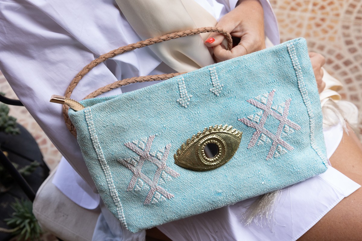 Pochette Clutch "Œil Protecteur" — Sha AZ Marrakech