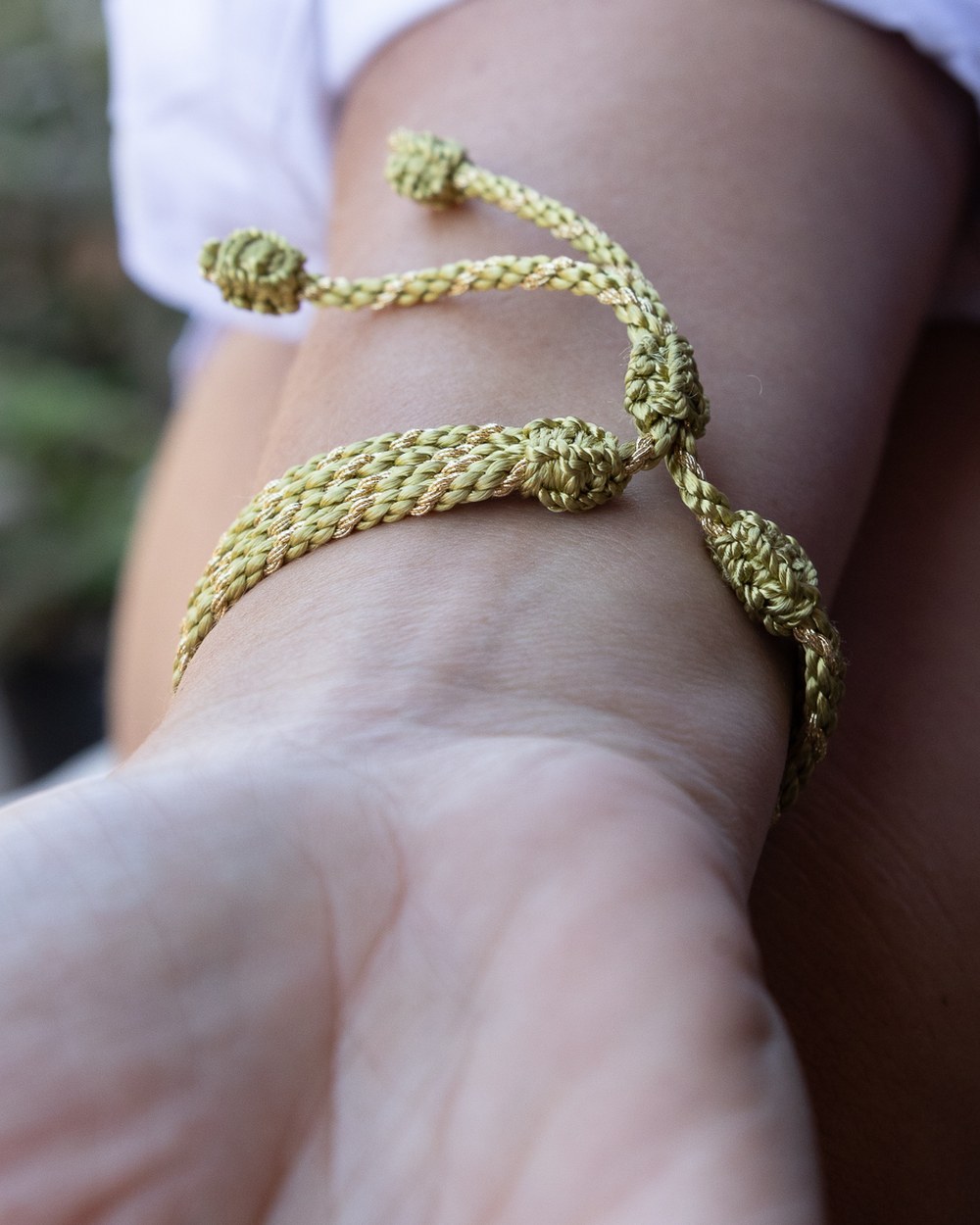 Bracelet "Nœud d'Infini" — Passementerie — Sha AZ Marrakech