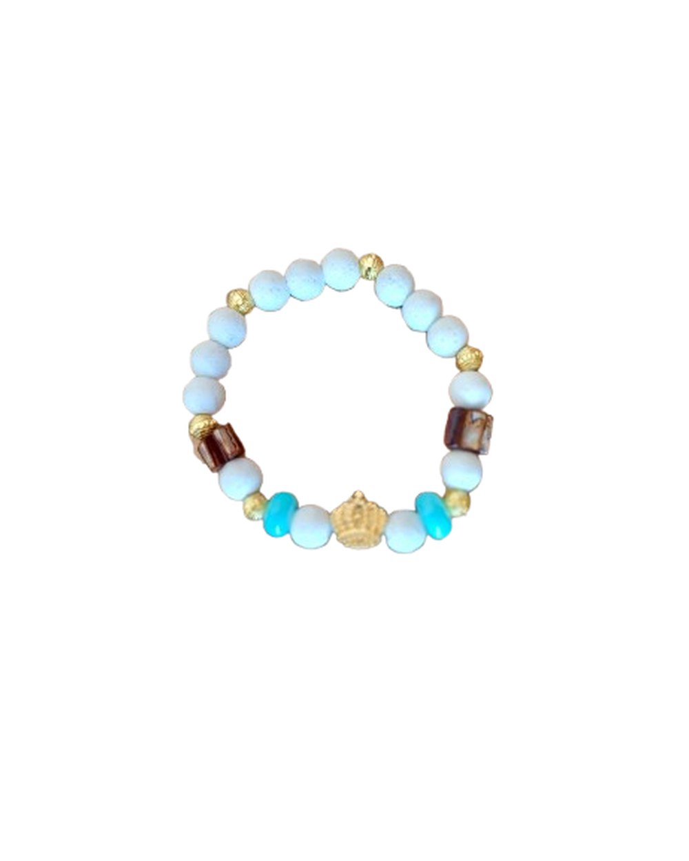 Bracelet — Turquoises & Pierres Naturelles, Pierre de Lave — Sha AZ Marrakech