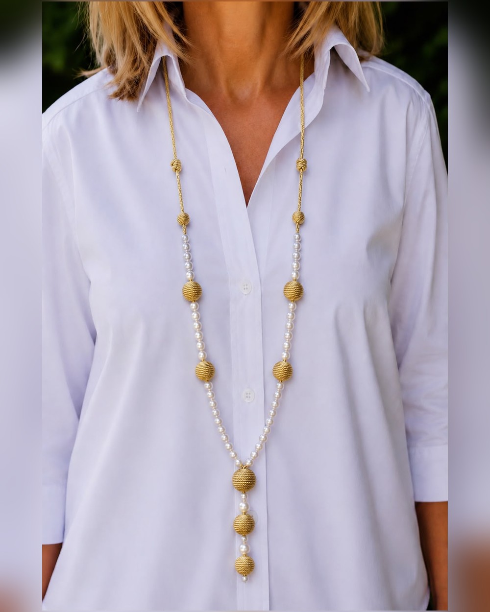 Collier Passementerie & Perles — Sha AZ Marrakech