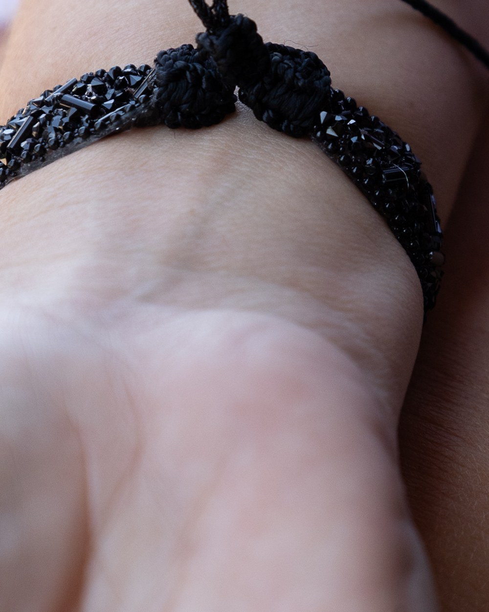 Bracelet Perlé — Noir — Sha AZ Marrakech